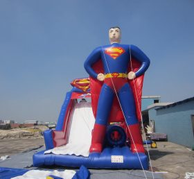 T8-235 Superman Superhero Inflatable Sli...