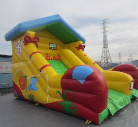 T8-472 Big House Inflatable Dry Slide Fo...