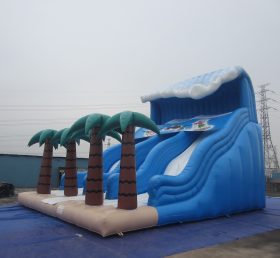 T8-205 Inflatable Slides Sea And Trees G...