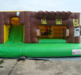 T2-2838 Western Cowboys Inflatable Bounc...