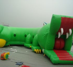 T8-404 Crocodile Inflatable Slide For Ki...