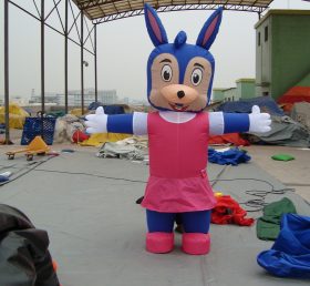 M1-281 Rabbit Inflatable Moving Cartoon