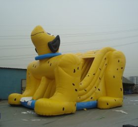 T8-539 Yellow Dog Inflatable Slide For K...
