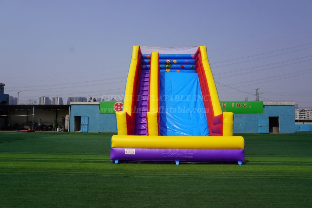 T8-486 Clown Inflatable Dry Slide