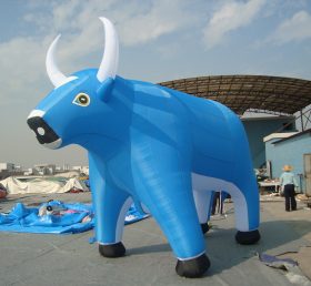Cartoon1-711 Blue Bull Inflatable Cartoo...