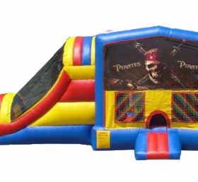 T7-285 Pirates Inflatable Obstacles Cour...
