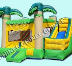 T5-134 Jungle Inflatable Bounce House Co...