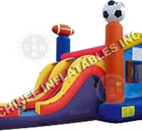 T5-233 Foorball Inflatable Castle Bounce...
