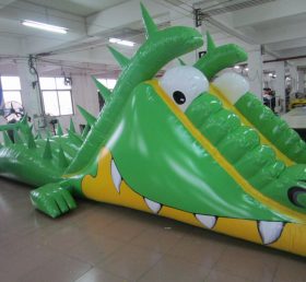 T7-156 Crocodile Inflatable Obstacles Co...