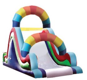 T8-255 Rainbow Giant Inflatable Dry Slid...