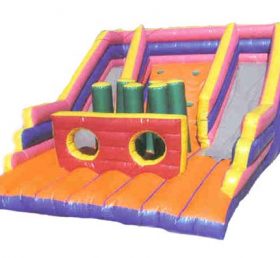 T8-476 Giant Colorful Inflatable Dry Sli...