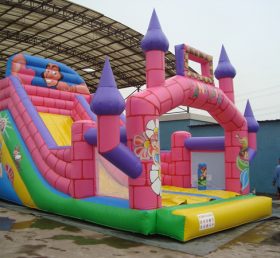 T8-724 Princess Inflatable Slides Castle...