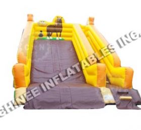 T8-776 Horse Yellow Inflatable Dry Slide...