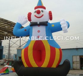 Cartoon1-700 Happy Clown Inflatable Cart...