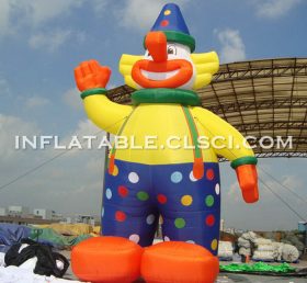 Cartoon1-755 Happy Clown Inflatable Cart...