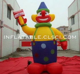 Cartoon1-791 Happy Clown Inflatable Cart...
