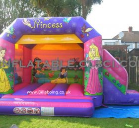 T2-1933 Princess Jumping Castle With Sli...