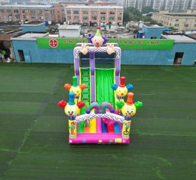 T8-1495 Happy Clown Inflatable Dry Obsta...
