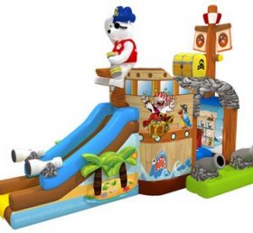 T2-3296 Pirates Bear Jumping Castle With...