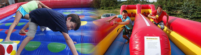 Inflatable Twister & Bungee Run