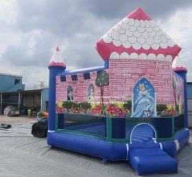 T2-3487 Princess Inflatable Bouncy Castl...