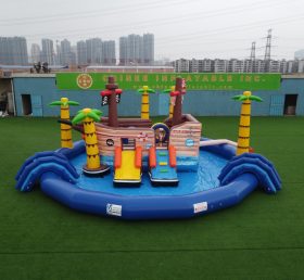 T6-607 Pirate Themed Mobile Water Park I...
