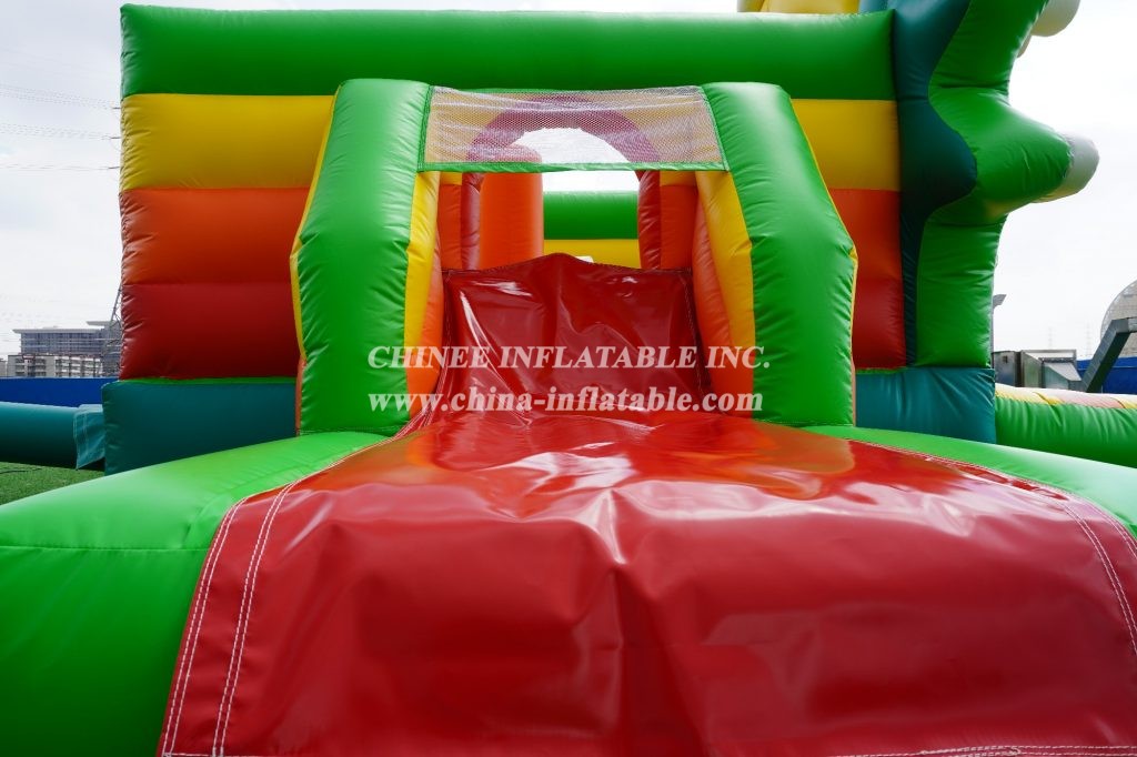 T2-3490 Jungle Inflatable Bouncer With Slides