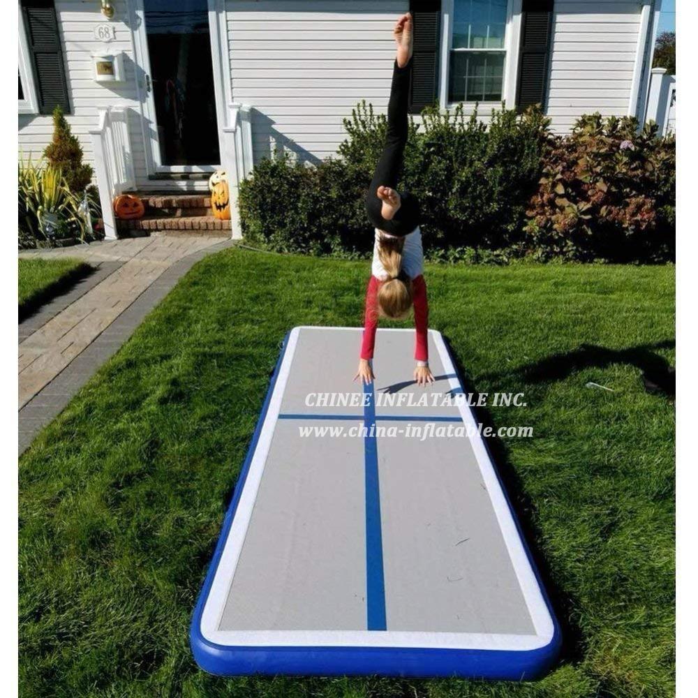 AT1-080 Inflatable Gymnastics Airtrack Tumbling Air Track Floor Trampoline For Home Use/Training/Cheerleading/Beach