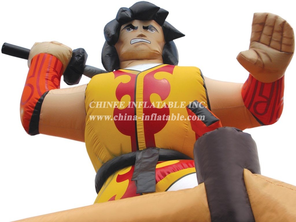 inflatable samurai suit