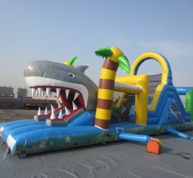 T7-571 Shark Obstacle Course Inflatable ...