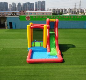 T8-3808 Inflatable Water Slide With Pool...