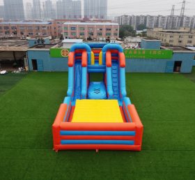 T7-1253 Inflatable Slide And Extreme Jum...