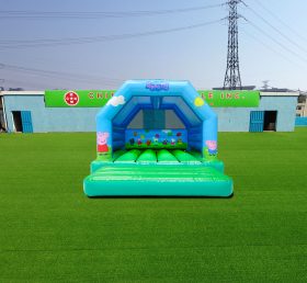 T2-4045 15X15Ft Green Peppa Pig Bounce H...