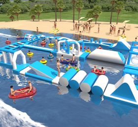 S161 Inflatable Water Park Aqua Park Wat...