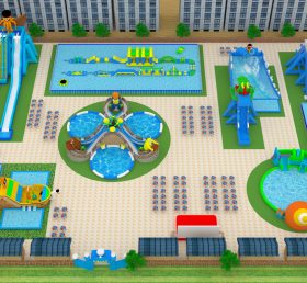IS11-4020 Inflatable Zone Amusement Park...