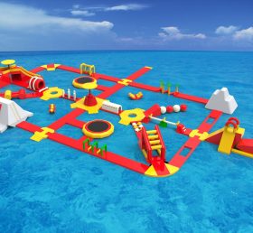 S90 Inflatable Floating Water Park Aqua ...