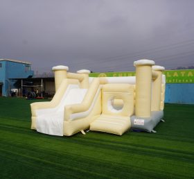 T2-168B Yellow And White Bouncy Castle W...
